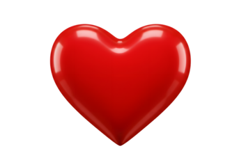 Capture the Essence of Love with this Vibrant Red Heart Symbol, perfect for Valentine's Day designs, romantic gestures, and expressing heartfelt emotions in your projects