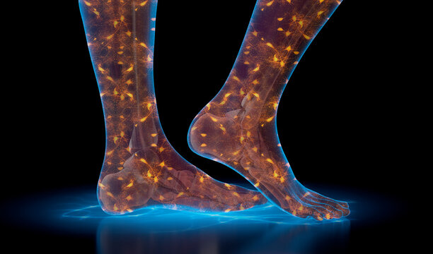 Restless Legs Syndrome RLS - 3D illustration