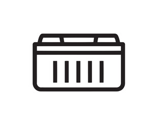 Elegant Lithium Ion Battery Pack Illustration in Modern Vector