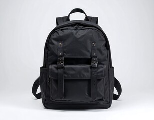 Naklejka premium Black backpack