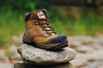 Father's Day, Hiking Boot, Rocks, Nature, Outdoors