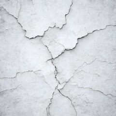 Obraz premium Light gray cracked stone texture with subtle fractures, aged concrete surface featuring light gray break lines, weathered stone background with soft gray crack patterns