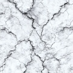 Obraz premium Light gray cracked stone texture with subtle fractures, aged concrete surface featuring light gray break lines, weathered stone background with soft gray crack patterns