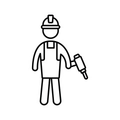 Drill machine Vector Icon which can easily modify or edit