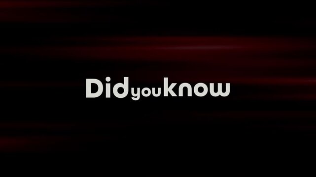 did you know sign