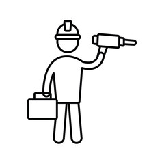 Architect Vector Icon which can easily modify or edit