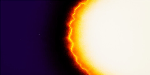 A fiery inferno glows with a warm, orange light in the dark