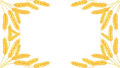 Wheat ear frame