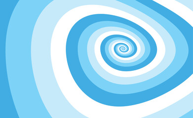 Artistic spiral shape. Vector drawing