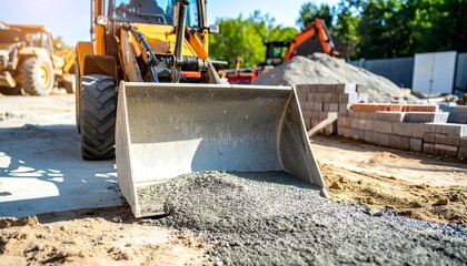 Construction site with bulldozer (2)