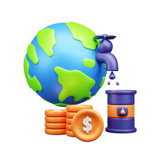 Oil and Gas 3d Icon
