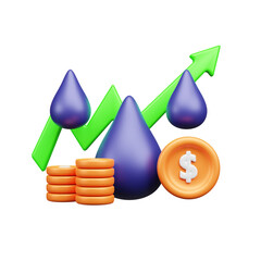 Oil and Gas 3d Icon