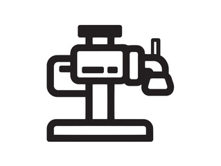 Stylish Contemporary Water Pressure Pump Icon with Elegant Vector Design Style