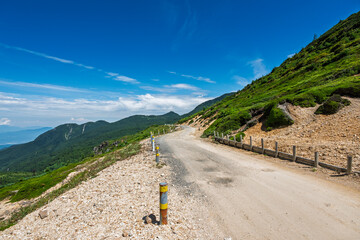 毛無峠のダート道