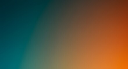 Abstract Gradient Background: Teal, Orange, and Brown