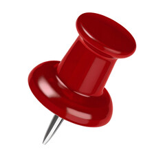 Red Pushpin, Free Trial, PNG File, Transparent Background, Thumbtack for Notes, Memos, Sticky Notes, Maps