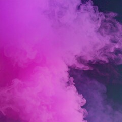Fototapeta premium Vibrant pink and purple smoke swirls