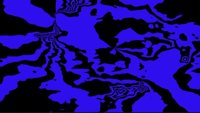 Abstract liquid flow background with vibrant blue motion pattern