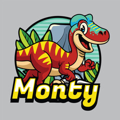 Edmontosaurus Dinosaur Cartoon character illustration