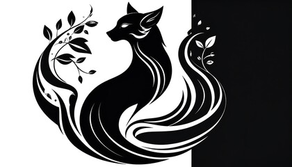 Stylized fox design