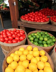 Fresh produce at a market stall (3)