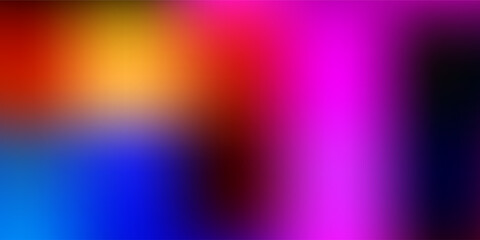 Abstract Gradient Blur Background with Blue, Red, and Purple Colors – Modern Vector Design