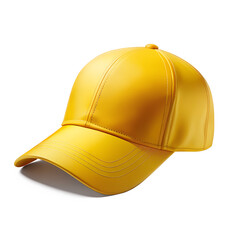 Fototapeta premium yellow cap isolated
