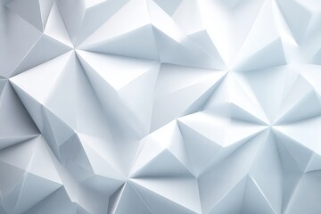 Fototapeta premium Abstract Geometric Pattern Of White Triangles