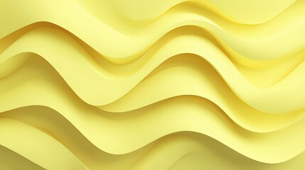 Obraz premium Abstract Yellow Wavy Background