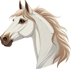 Elegant Horse Head Logo Design – Modern Abstract Horse Face Vector Icon, Minimalist Animal Silhouette Emblem for Branding, Sports, Equestrian, Racing, and Business Identity