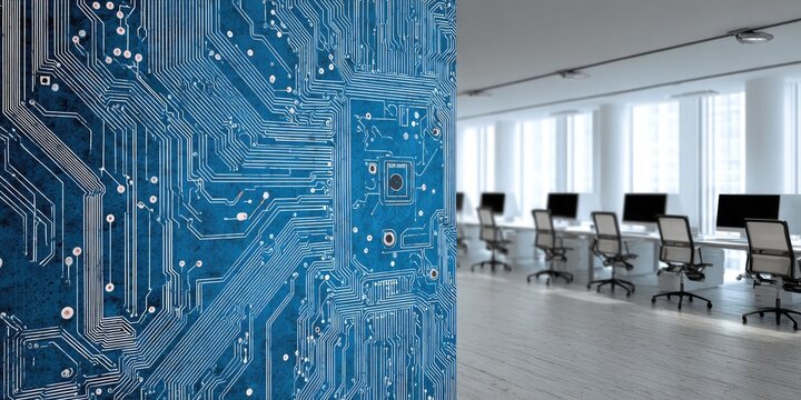 Circuit board design in modern office setting