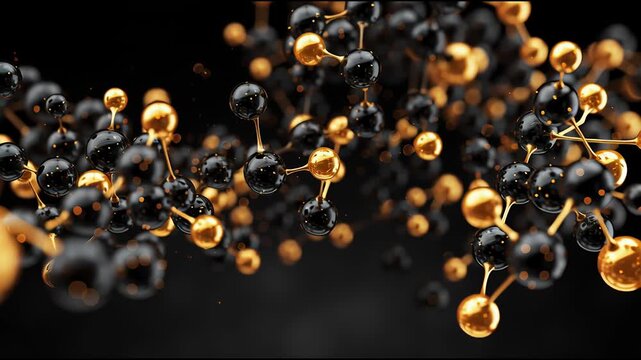 Exploring the Intricate Structure of Molecular Formations in a Stunning Visual Representation