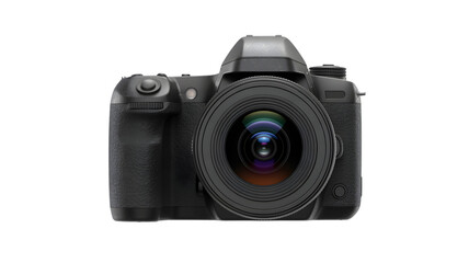 Digital camera isolated on transparent background, a versatile tool for capturing memories and creating art