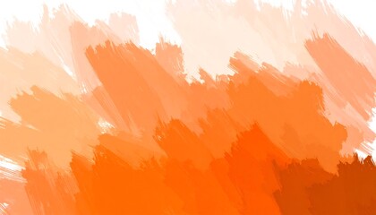 Abstract brushstrokes in orange and peach tones