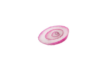Shallot onion isolated on white background. onion slice. onion rings. Fresh red Onion. Natural, fresh, vegetarian food. Agricultural products. Healthy eating. Vegetables. Farmer's market.