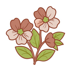 Flowers on a black and white Luxury botanical background with trendy wildflowers and minimalist flowers for wall decoration or wedding.