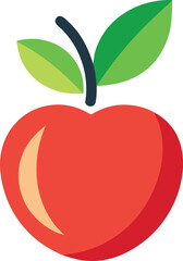 vector illustration of an apple