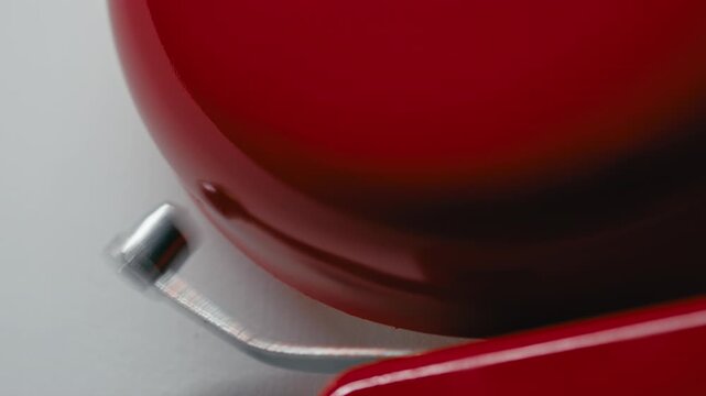 Ringing School Bell for back to school 