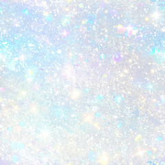 Opalite glitter background, Iridescent glitter particles shimmering in pastel colors, luminous, translucent, dreamy, soft abstract texture, milky white opal effect, square image backdrop