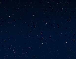 Obraz premium Night sky filled with gold stars