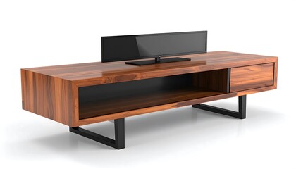 Modern wooden TV stand