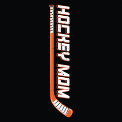 Proud Hockey Mom  Love, Support, Hockey Life t-shirt deisgn