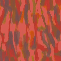A vibrant seamless pattern with abstract, painterly brushstrokes in multi-colored shades of yellow, orange, red, green, blue, and other hues, creating a dynamic and lively design.