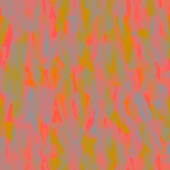 A vibrant seamless pattern with abstract, painterly brushstrokes in multi-colored shades of yellow, orange, red, green, blue, and other hues, creating a dynamic and lively design.