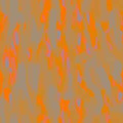 A vibrant seamless pattern with abstract, painterly brushstrokes in multi-colored shades of yellow, orange, red, green, blue, and other hues, creating a dynamic and lively design.