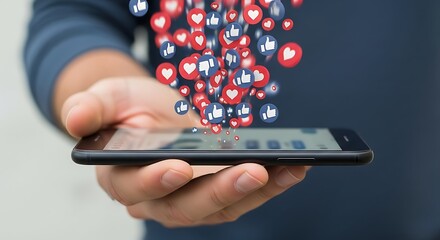 Boost your brand reach using social media marketing on mobile with engagement and feedback indicators