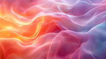 Obraz premium A vibrant canvas of pastel hues, where geometric shapes, smooth as silk and flowing like water, danced and intertwined against an abstract background, a testament to the boundless creativity 