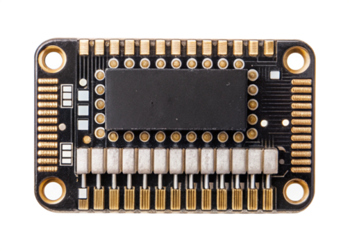 Slotted micro bit (2 mm) isolated on a white or transparent background.