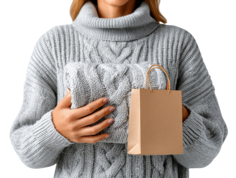 man holding a cardboard box