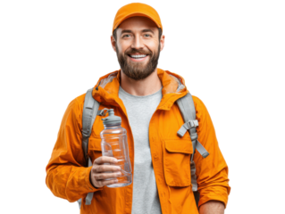 construction worker showing thumbs up